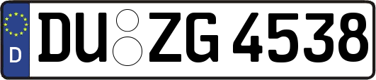 DU-ZG4538