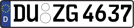 DU-ZG4637