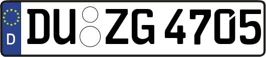 DU-ZG4705
