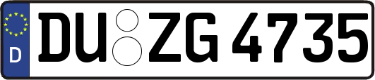 DU-ZG4735