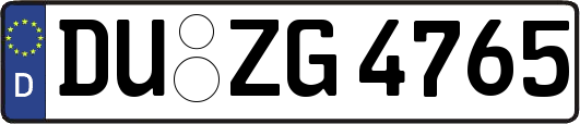 DU-ZG4765
