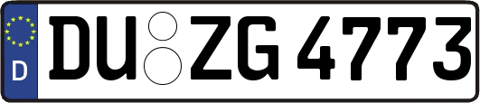 DU-ZG4773