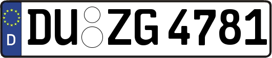 DU-ZG4781