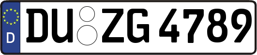 DU-ZG4789