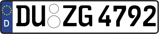 DU-ZG4792