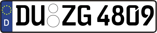 DU-ZG4809