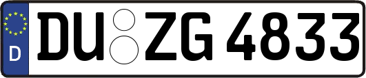 DU-ZG4833