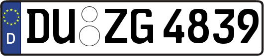 DU-ZG4839