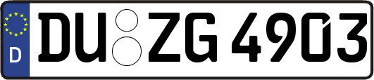 DU-ZG4903