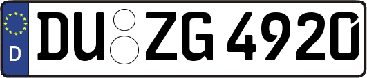 DU-ZG4920