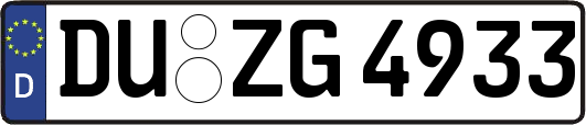 DU-ZG4933