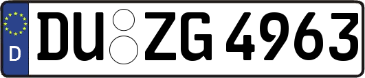 DU-ZG4963