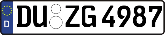 DU-ZG4987
