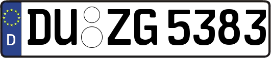 DU-ZG5383