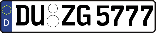 DU-ZG5777