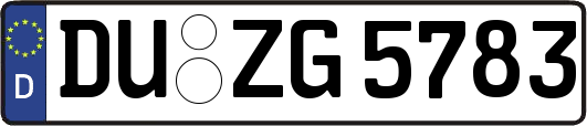 DU-ZG5783