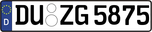 DU-ZG5875