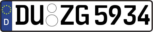 DU-ZG5934