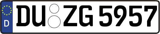 DU-ZG5957