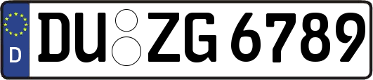 DU-ZG6789