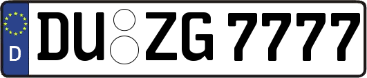 DU-ZG7777