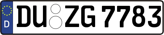 DU-ZG7783