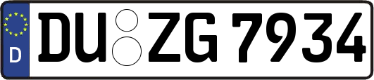 DU-ZG7934