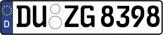 DU-ZG8398
