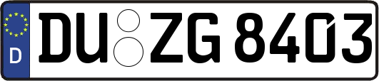 DU-ZG8403