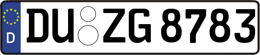 DU-ZG8783
