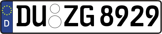 DU-ZG8929