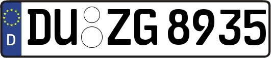 DU-ZG8935