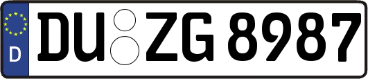 DU-ZG8987