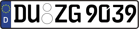 DU-ZG9039