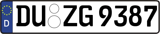 DU-ZG9387