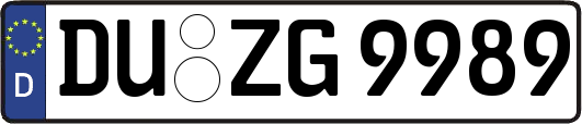 DU-ZG9989