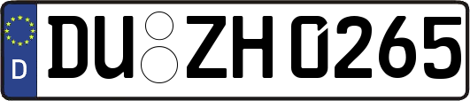 DU-ZH0265