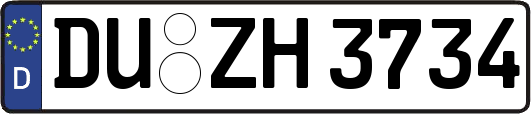 DU-ZH3734