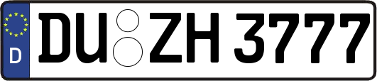DU-ZH3777