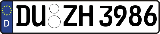 DU-ZH3986