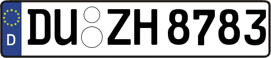 DU-ZH8783