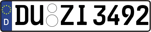 DU-ZI3492