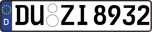 DU-ZI8932