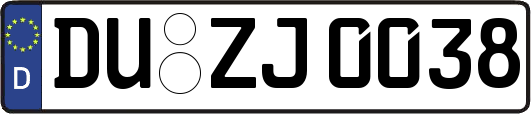 DU-ZJ0038