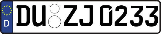 DU-ZJ0233