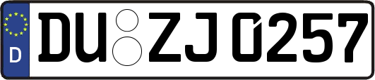DU-ZJ0257