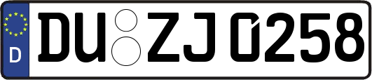 DU-ZJ0258