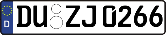 DU-ZJ0266