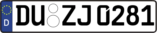 DU-ZJ0281