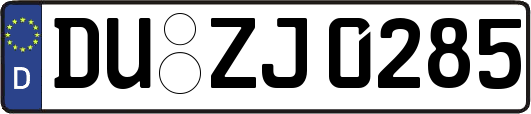 DU-ZJ0285